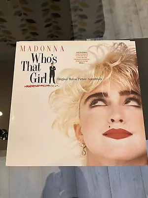 Madonna Who's That Girl Original Movie Soundtrack Lp 1987 • £5