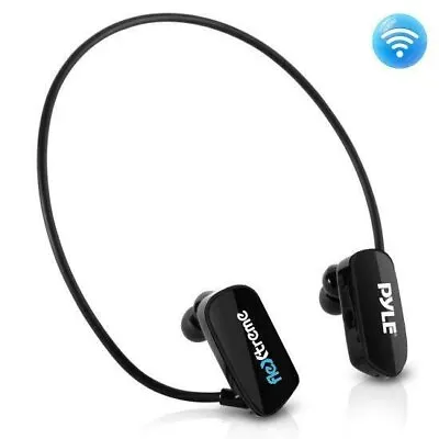 Pyle Bluetooth Waterproof Sports Wearable MP3 Headset Music Player 8GB PSWP28BK • $43.75