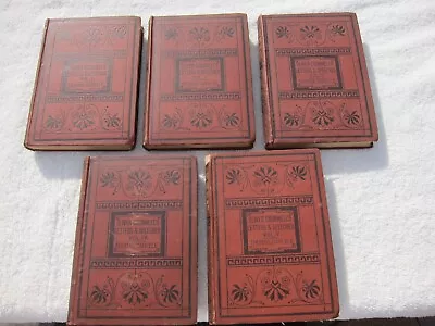 Oliver Cromwell's Letters & Speeches Vol 1 - 5 Thomas Carlyle (Ed. ) H/Bk 1871 • $49.50