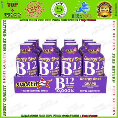 Grape B12 Energy Shot 2oz (12 Pack) • $33.68