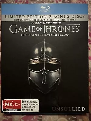 Game Of Thrones - Season 7 (Limited Edition - Unsullied Blu-Ray 2017) • $13.50