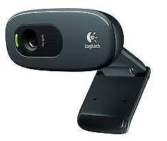 LOGITECH C270 3MP HD Webcam 720p/30fps Widescreen Video Calling Light Correc • $101.57