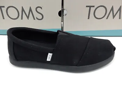 Toms Mens Alp Fwd Black Black Recycled Cotton Canvas 7 • $54.95