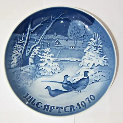 B&G 7” Porcelain Christmas Plate - JULE 1970 - Bing & Grondahl • $9