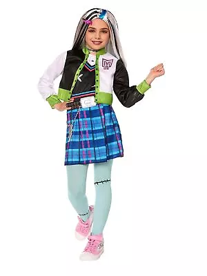 InSpirit Girls Monster High Frankie Stein Dress Halloween Costume • $36.99
