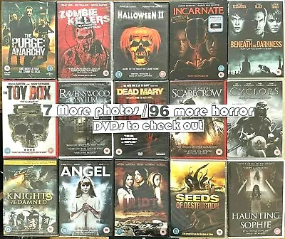 £2.19 • Buy **BRAND NEW / SEALED** Region 2 Horror DVDs 100+ Titles £2.19 EACH !  *FREEPOST*