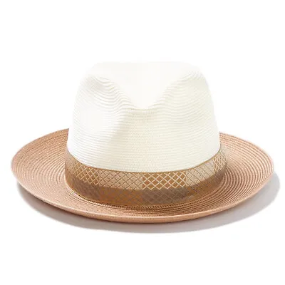 STETSON Men's Andover Florentine Milan Straw Fedora Hat - All Colors & Sizes • $104.99