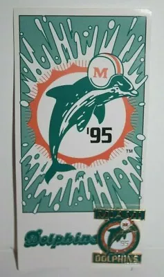 1995 Miami Dolphins Pin Lapel Pin Dolphins Logo Hat Pin '95 Stadium Giveaway • $6.95