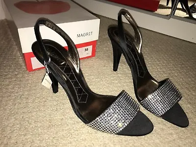 Magrit Shoes With Swarovski Crystal Band 40 (U.K. 7) *Brand New* • £75
