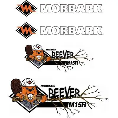 Morbark Beever M15R Decals Aftermarket Repro Decal Sticker Kit UV Laminated • $160