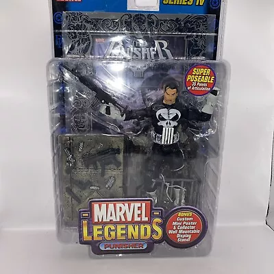 Toy Biz Marvel Legends Punisher Series 4 IV Silver Foil Poster MISB • $30