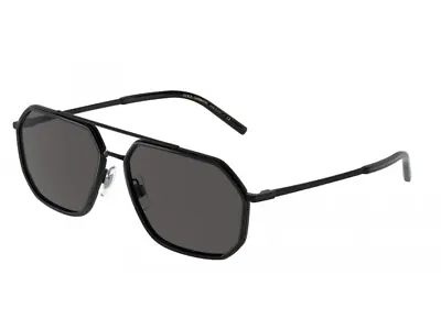 $409.39 • Buy Dolce & Gabbana Sunglasses DG2285  110687 Black Grey Man