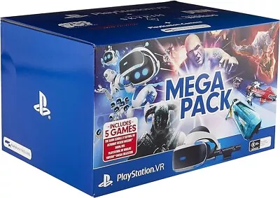 Sony PlayStation VR MEGA PACK PS4 CUH-ZVR2 AU Game Camera Controller Used Good • $299