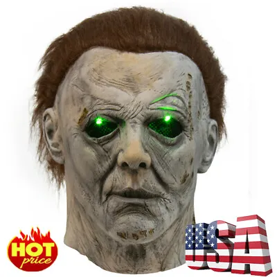 Michael Myers Killer Latex Masque Horror Party Cosplay Mask Halloween Fast Ship • $15.99