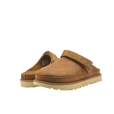 Women's Shoes UGG GOLDENSTAR CLOG PLATFORM Slip On Mules 1138252 CHESTNUT • £96.34