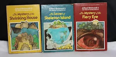 3 Alfred Hitchcock The Three Investigators Mystery Book Lot Skeleton Island 1978 • $29.99