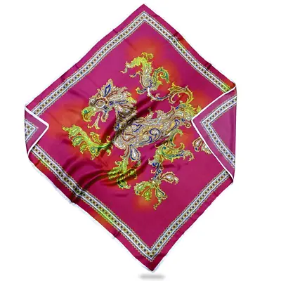 VINTAGE DRAGON SILK FOULARD 30” Magic Trick Zombie Ball Stage Magician Cover • $24.95