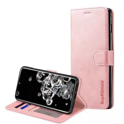 For Samsung Galaxy S24 S23 S21 FE Ultra S10 S9 S8 S7 Plus Flip Wallet Case Cover • $8.99