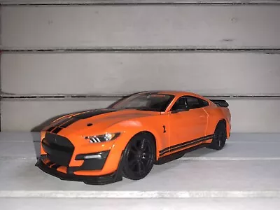 1/24 Maisto 2020 Ford Mustang Shelby GT500 Orange /Black Stripes • $7.50