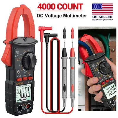 Handheld True RMS Digital Clamp Meter Multimeter AC DC Volt Amp Ohm Cap Tester • $19.92