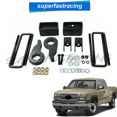 $30.99 • Buy For 99-07 Chevy GMC Silverado Sierra 1500 Leveling Lift Kit 3  Front & 2  Rear
