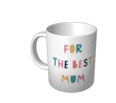 FOR THE BEST MUM Coffee Mug Tea Cup Mothers Day Gift 375 Ml Boxed • $19.95