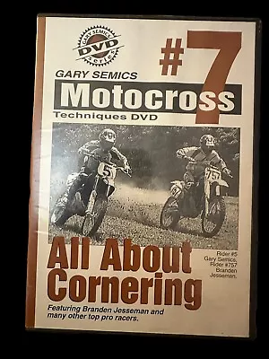 Gary Semics M-X7 Motocross Techniques #7 DVD All About Cornering 1998 • $10.20