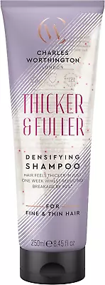Charles Worthington Thicker And Fuller Shampoo Purple 250 Ml Pack Of 1 • £7.66