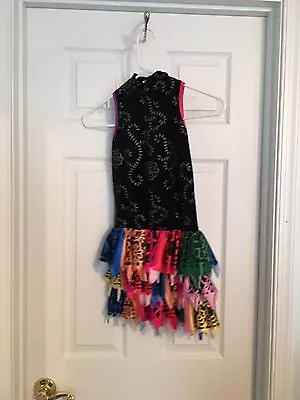 Girl Monster High Skelita Calaveras Dress Up Halloween Costume M 7/8 • $18.99