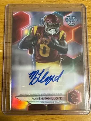 2023 Bowmans Best University Marshawn Lloyd Auto Refractor Trojans Star • $3