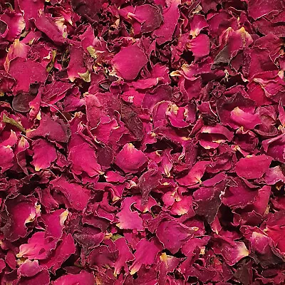 Rose Buds Dried Edible Red Rose Petals Flowers Craft Soap Candle Wedding Cake  • £4.99