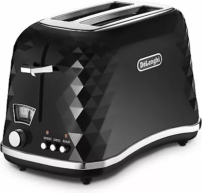Delonghi CTJ2103.BK Brillante 2-slot Toaster 900W Black • $253.42