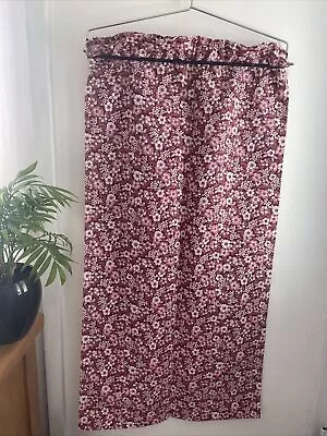 £19.99 • Buy Fabulous 60/70s Vintage Retro Curtains In VGC W46”W X 47” L Drop Purple Floral