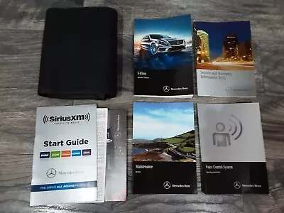 2015 Mercedes Benz S-class  Owners Manual Book Set  & Case S 550 S63 Amg 4matic • $59.99