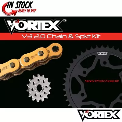 Yamaha YZF-R6 99-02 Vortex 520 Chain And Sprocket Kit 15-50 Tooth CKG6320 • $189.51