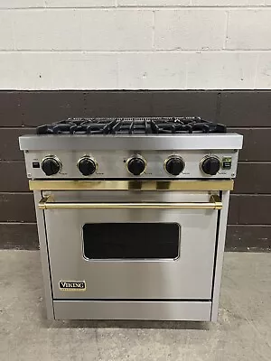 VIKING VGIC305-4BSSBR - 30  PRO All Gas Range Oven 4 Burner Stainless / Brass • $2699.99