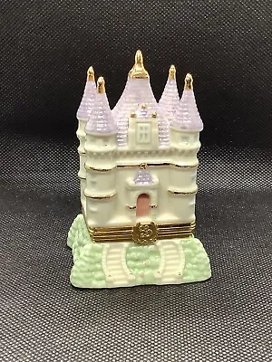 LENOX Treasures Legendary Castle Treasure Box Trinket W/ Charm Rare HTF 3.5” • $59.99