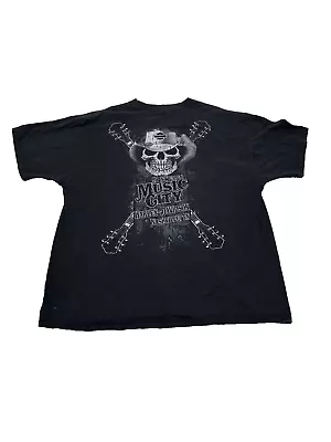 Harley-Davidson MOTORCYCLE T-Shirt Black NASHVILLE TN BOSWELL’S MUSIC  XL 2014 • $19.90