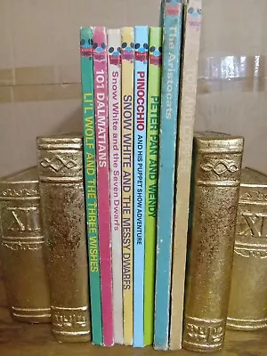 Disneys Wonderful World Of Reading Lot Of 8 Pre Owned Books Vintage Acceptable • $29.99