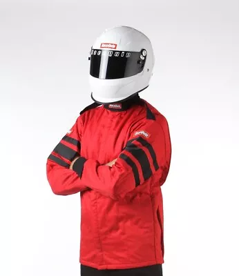 Racequip Red 2X-Large Multi Layer Racing Driver Fire Suit Jacket SFI 3.2A/ 5 • $129.47