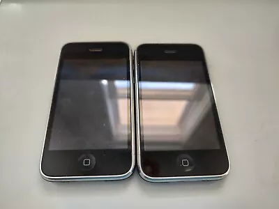 2 Apple IPhones Black 3GS A1303 UNTESTED  Selling For Parts Or Repair • $20