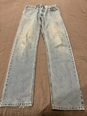 Men's Vtg LEVI'S 505 Light Wash Regular Fit Jeans Made In USA Size 36 X 36.5 • $29.99