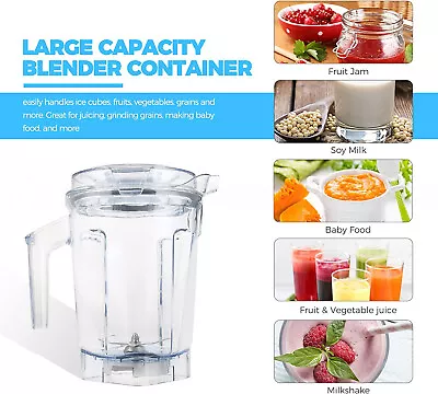 64oz Low Profile Blender Container For Vitamix Ascent Series 750 5300 Blenders • $76.40