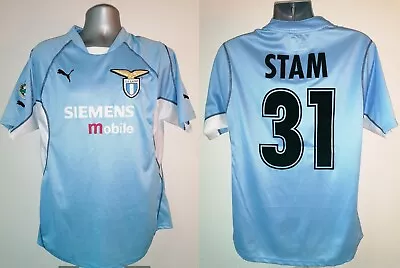 Match Issue Lazio Roma 2001/02 Home Shirt Jaap Stam 31 Serie A Puma • £250