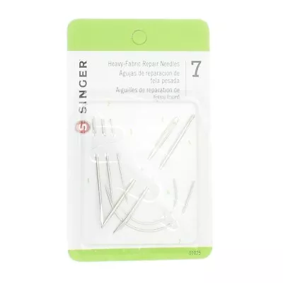 3 Pack Singer Heavy Fabric Repair Needles 7 Ct 0.4 Oz • $10.29