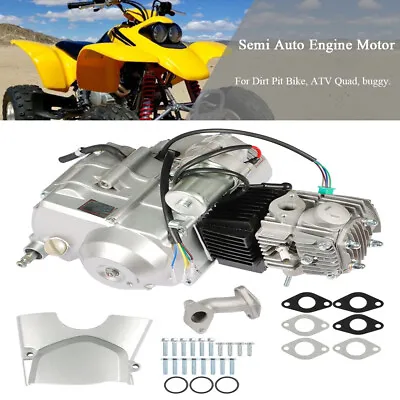 4 Stroke 125cc ATV Engine Motor 3-Speed Semi Auto W/ Reverse Electric Start • $180.50