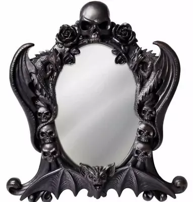 £24.95 • Buy Nosferatu Mirror, Black Roses, Skulls Dragons Gothic Bat Pagan, Alchemy England