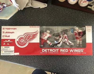 MacFarlane Hockey NHL Series 4 - Yzerman/Joseph/Hull (Detroit) WHITE Version • $30