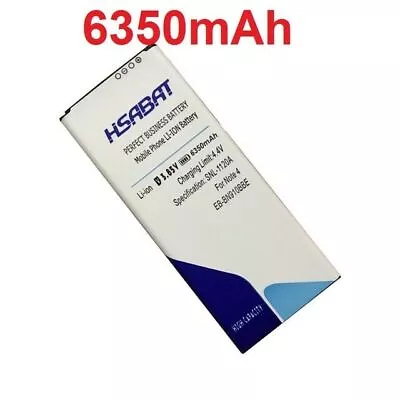 HSABAT 6350mAh EB-BN910BBE Note4 Battery For Samsung Galaxy Note 4 Battery N910H • $34.65