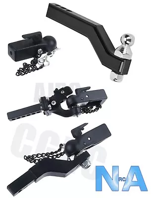 RC Metal Trailer Ball Hitch Hook Connector Coupler 1/10 Crawler Towbar TRX4 TRX6 • £7.49